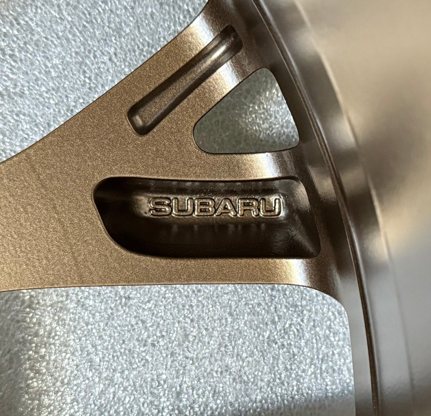 19" Subaru STI Wheels Factory OEM Rims (4)