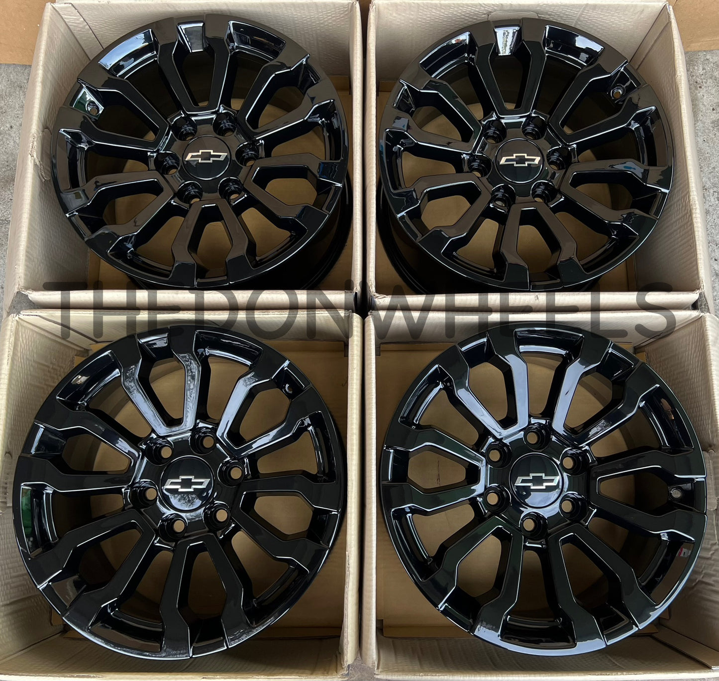 18” GMC Yukon Sierra AT4 Chevy Tahoe Silverado Wheels Factory OEM Rims (4)