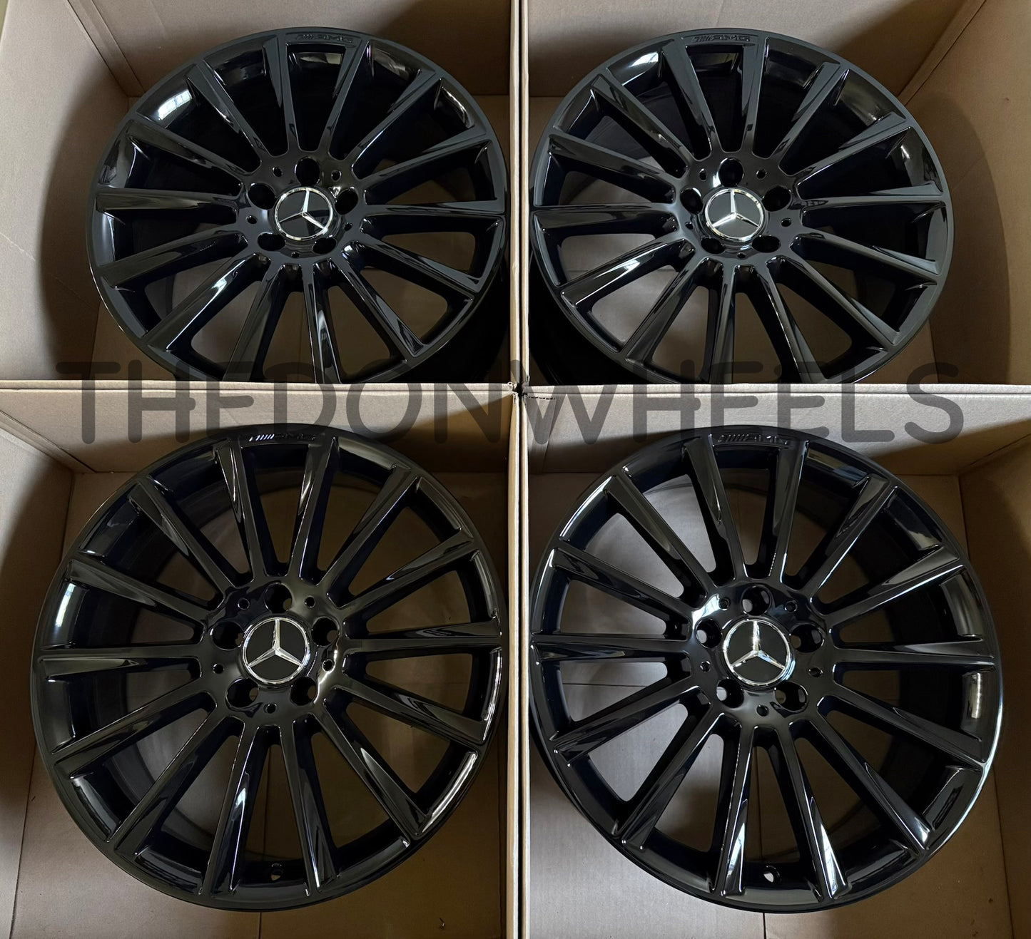 19" Mercedes Benz AMG C43 Wheels Factory OEM Rims (4)