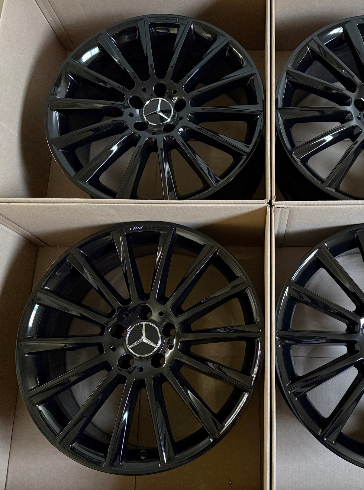 19" Mercedes Benz AMG C43 Wheels Factory OEM Rims (4)