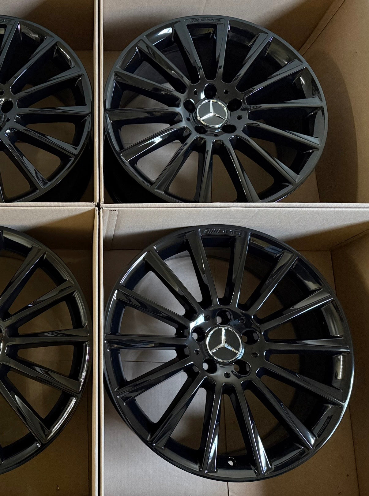 19" Mercedes Benz AMG C43 Wheels Factory OEM Rims (4)