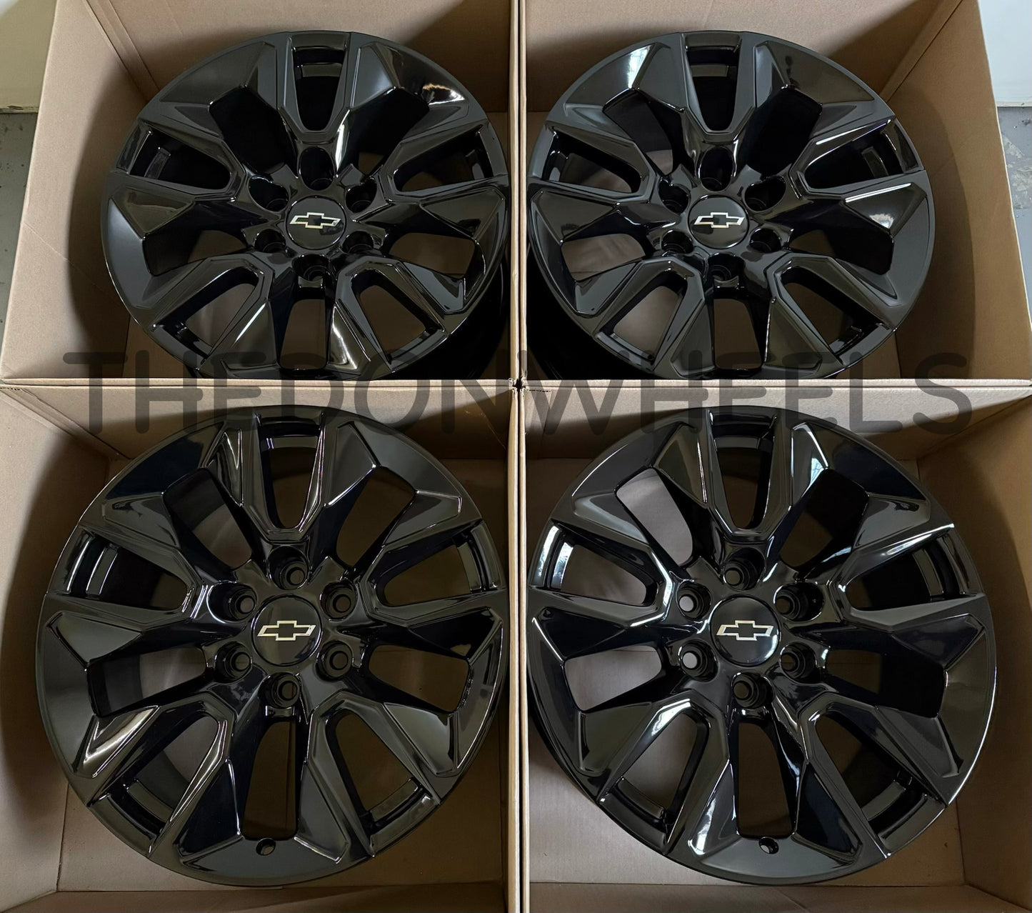 20” Chevy Tahoe Suburban Silverado Wheels Factory OEM Rims (4)