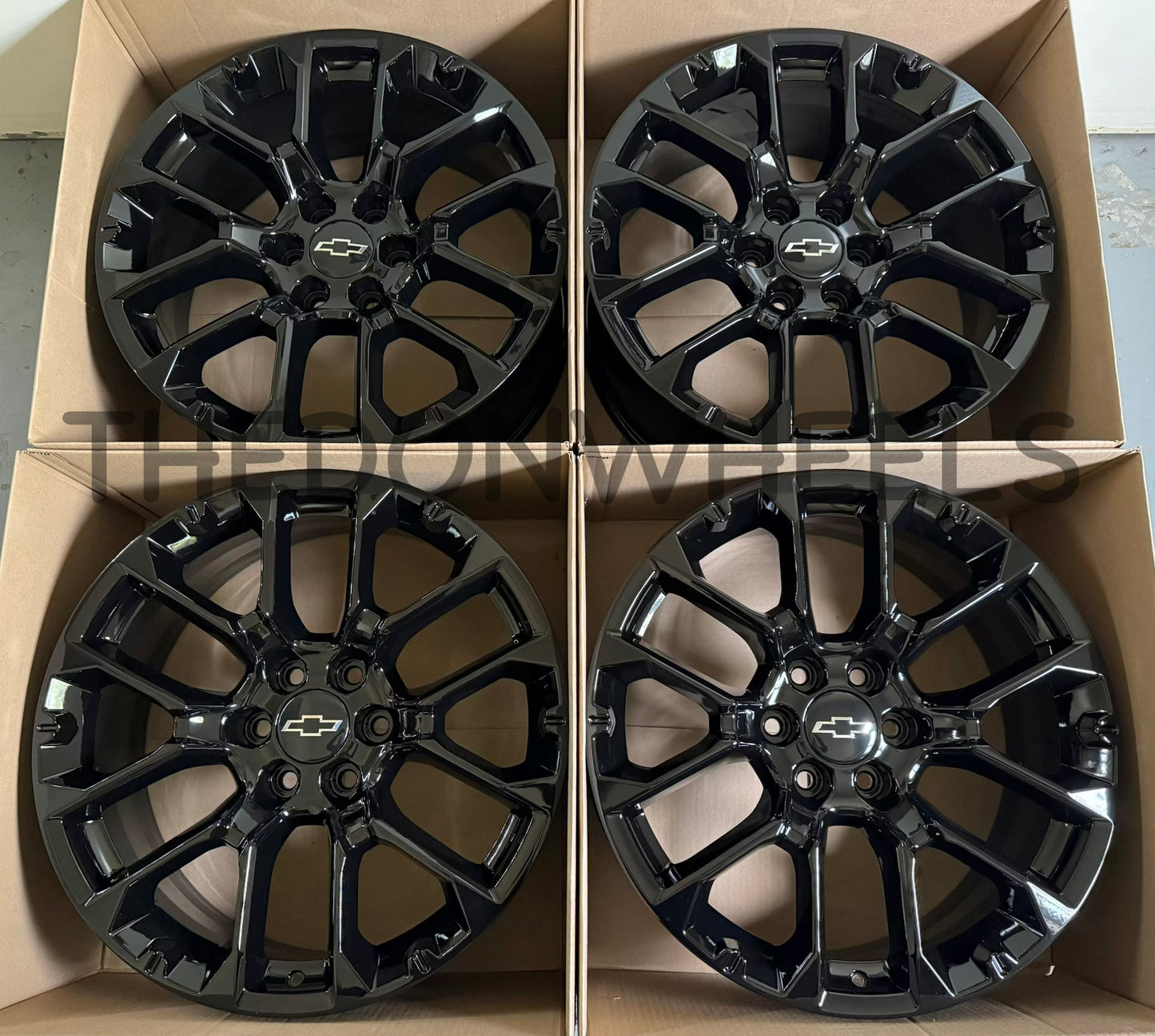 22” Chevy Silverado Suburban Tahoe Premier Wheels Factory OEM Rims (4)