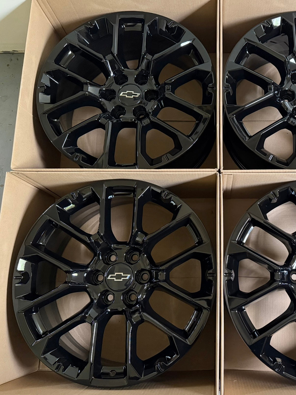 22” Chevy Silverado Suburban Tahoe Premier Wheels Factory OEM Rims (4)