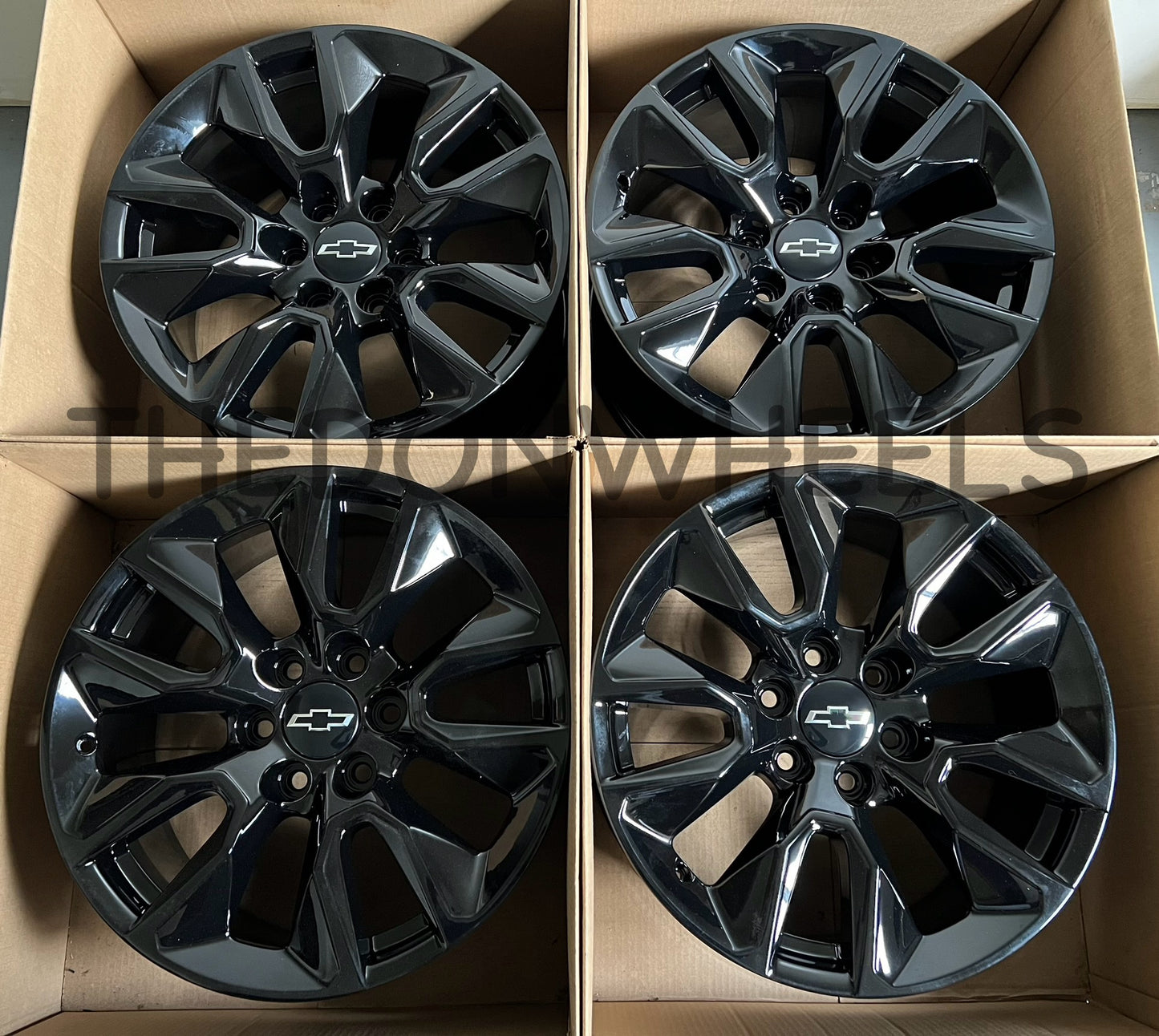 20" Chevy Tahoe Suburban Silverado Wheels Factory OEM Rims (4)