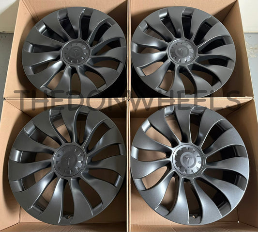 21" Tesla Model Y Uberturbine Wheels Factory OEM Rims (4)
