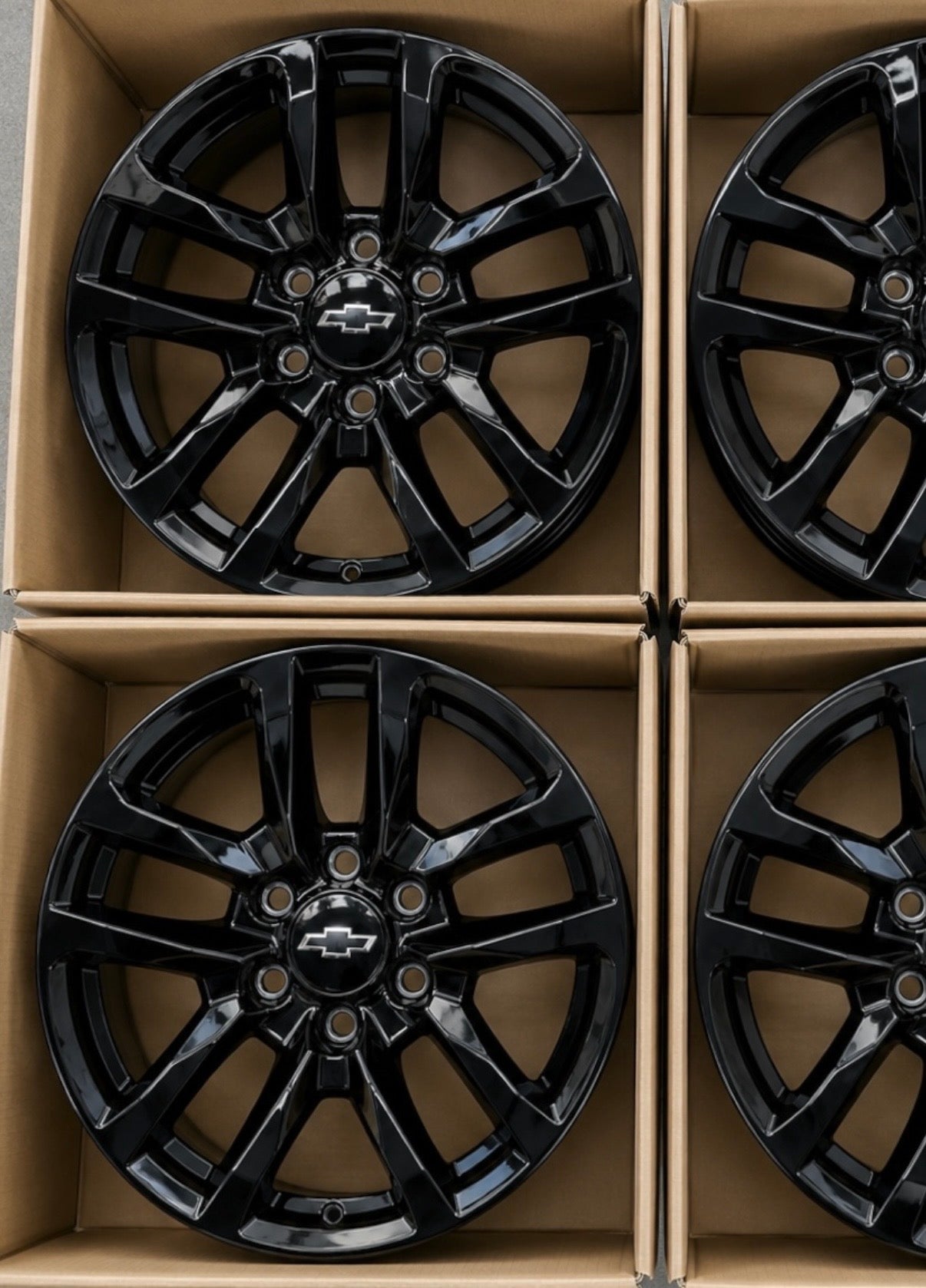18” Chevy Tahoe Suburban Silverado Wheels Factory OEM Rims (4)