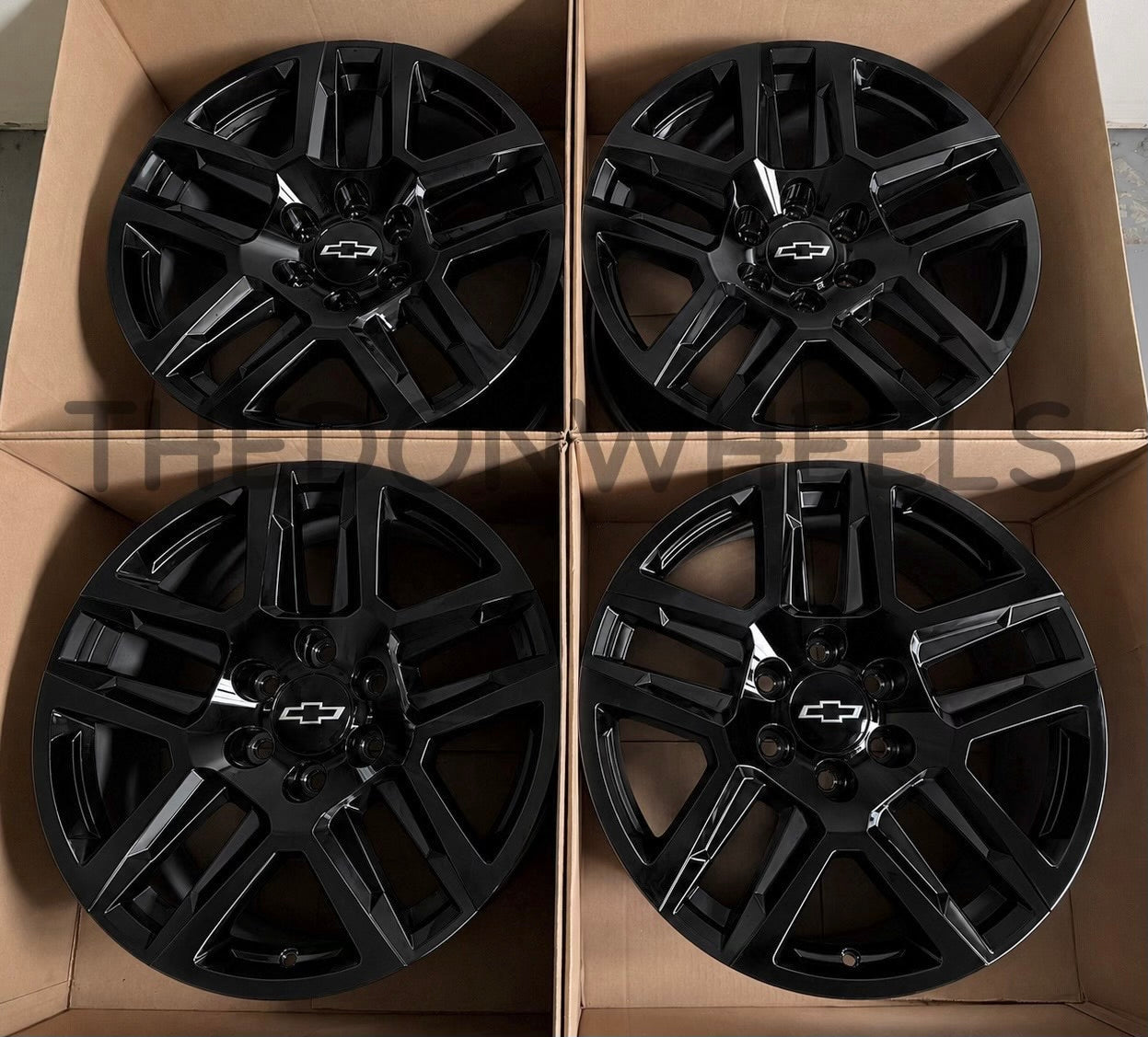 20” Chevy Tahoe Suburban Silverado Trail Boss Wheels Factory OEM Rims (4)