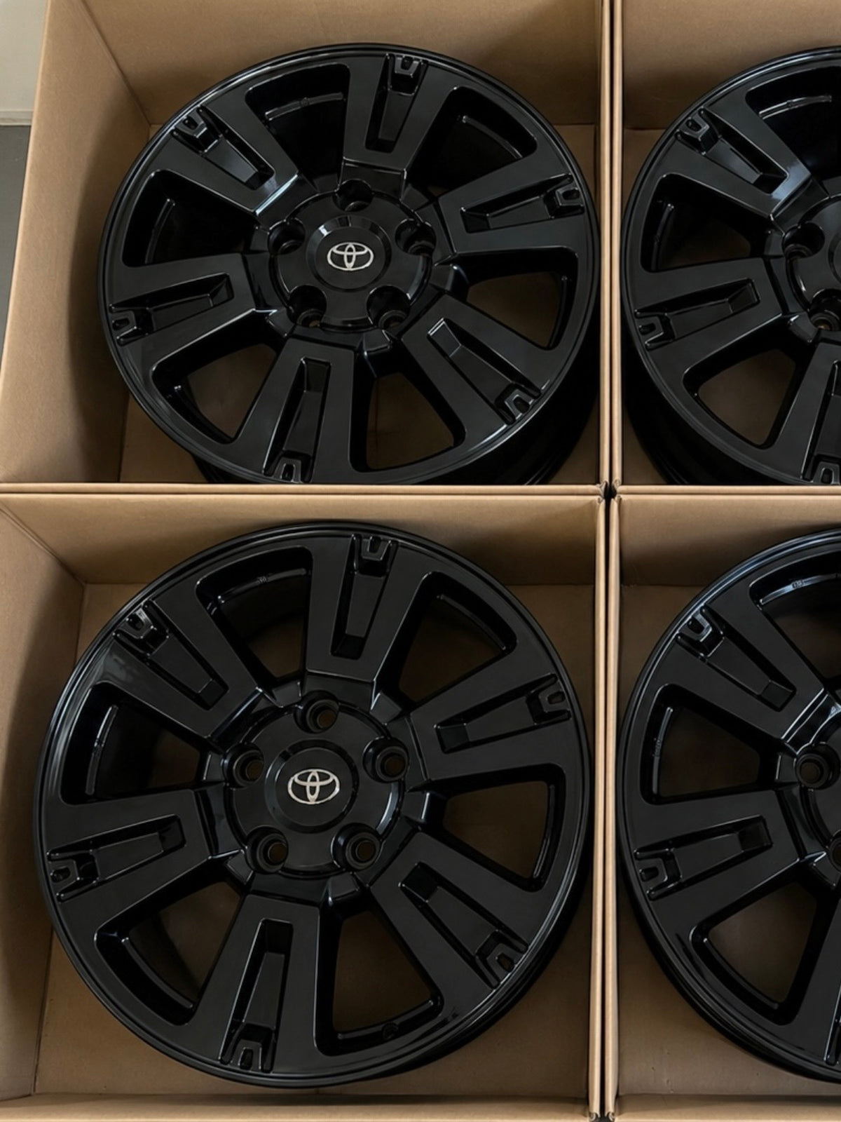 20” Toyota Tundra Sequoia Wheels Factory OEM Rims Gloss Black 2007-2021 (4)