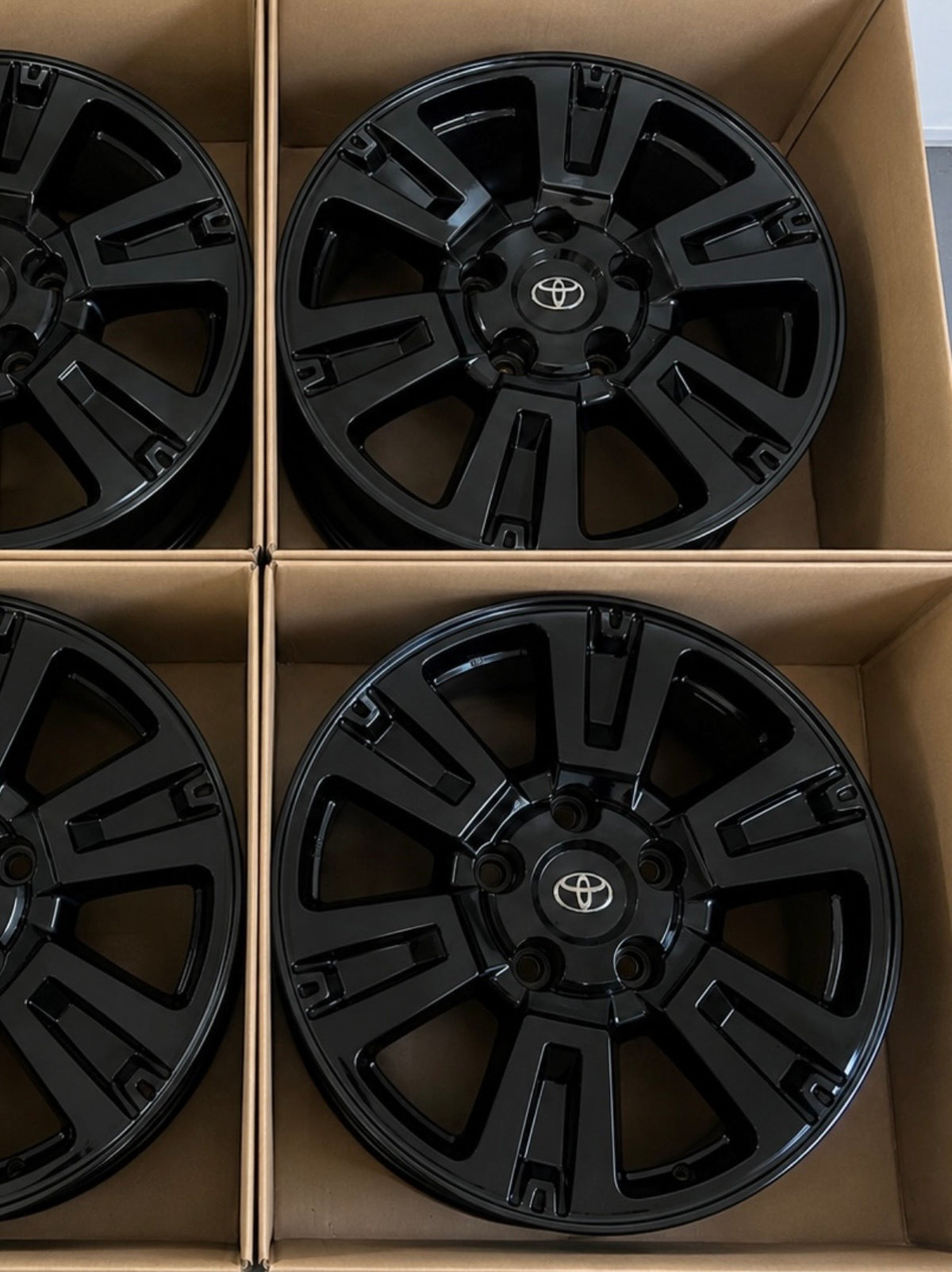 20” Toyota Tundra Sequoia Wheels Factory OEM Rims Gloss Black 2007-2021 (4)