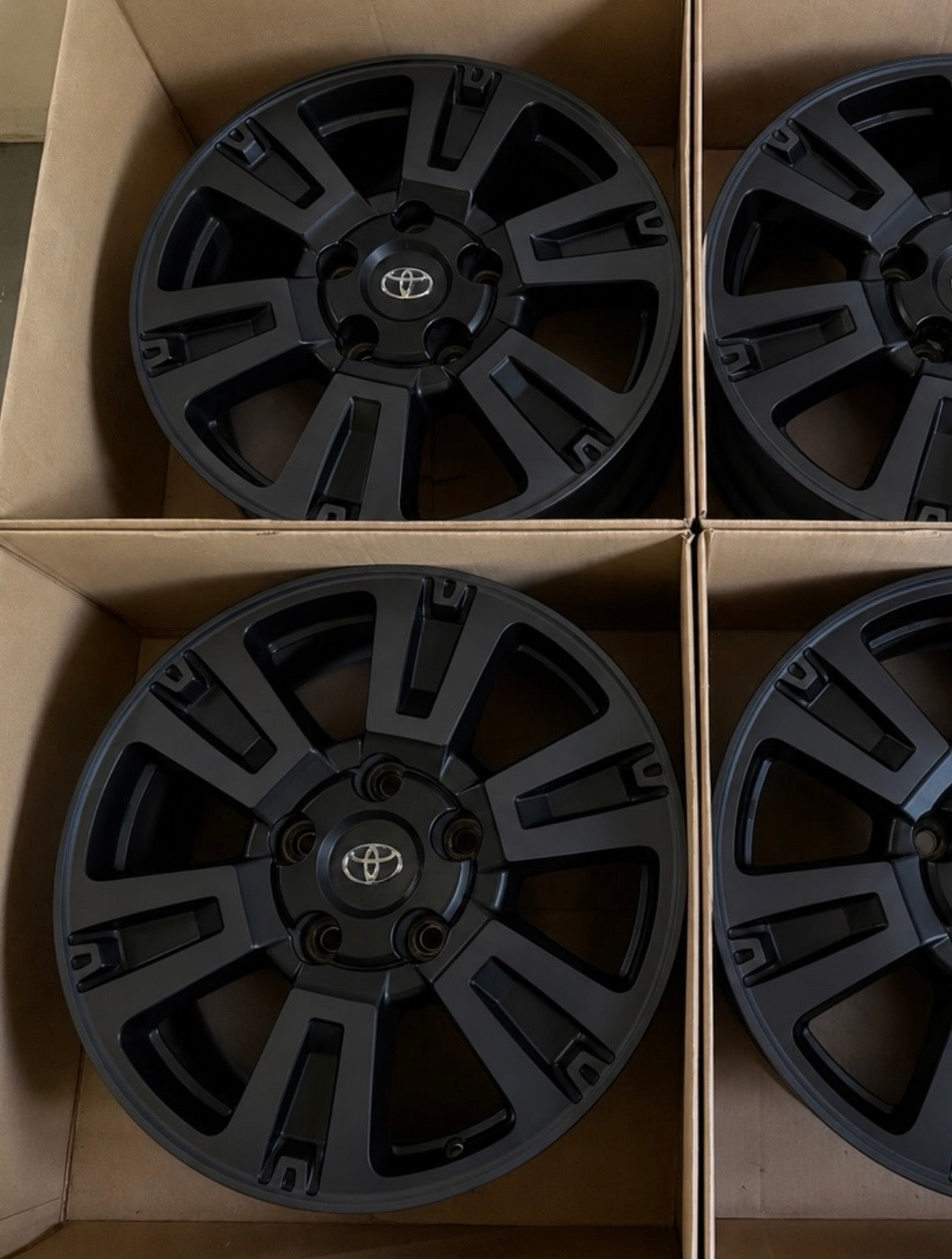 20” Toyota Tundra Sequoia Wheels Factory OEM Rims Satin Black 2007-2021 (4)