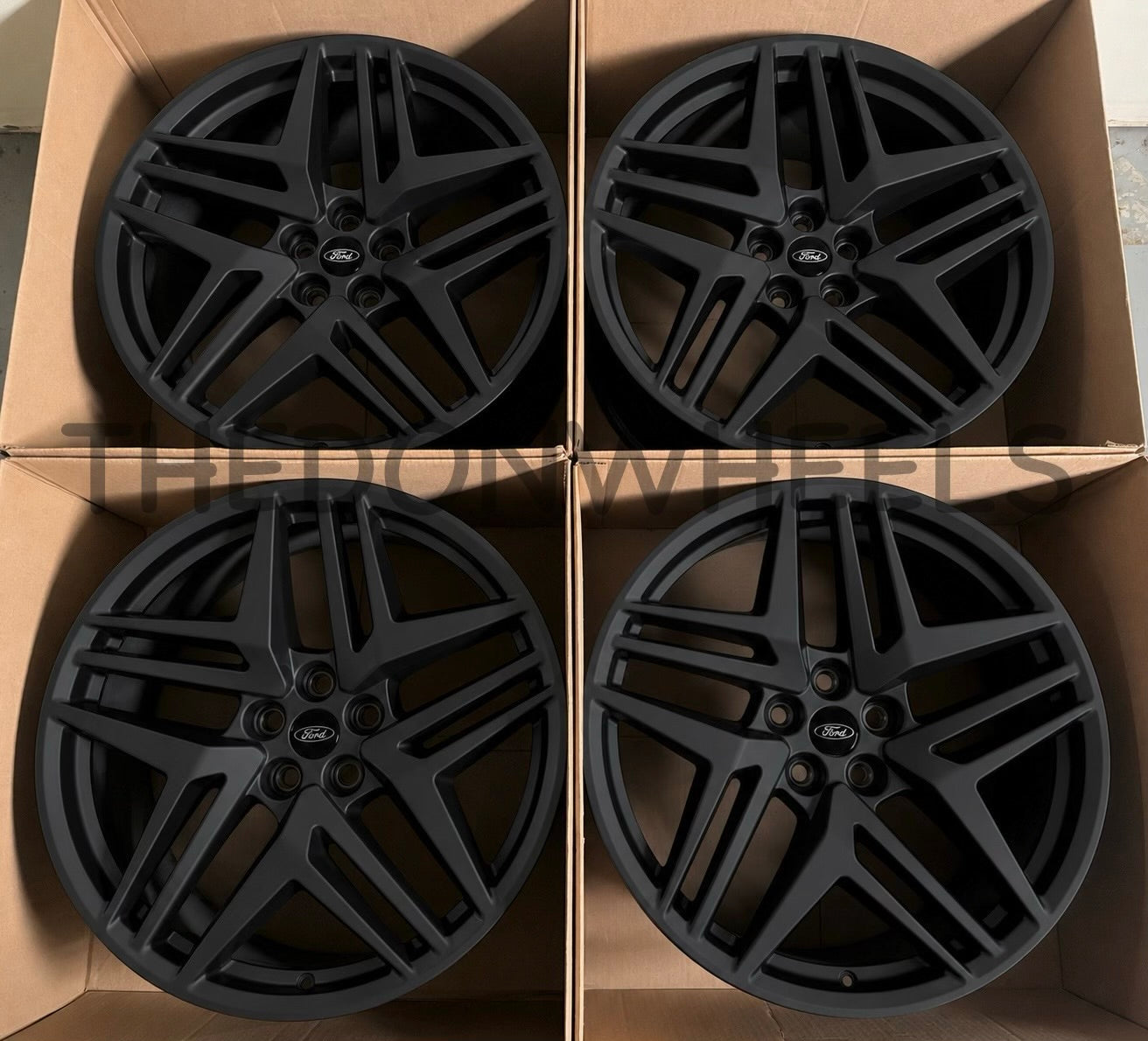 21” Ford Explorer ST Wheels Factory OEM Rims Satin Black 2026 (4)