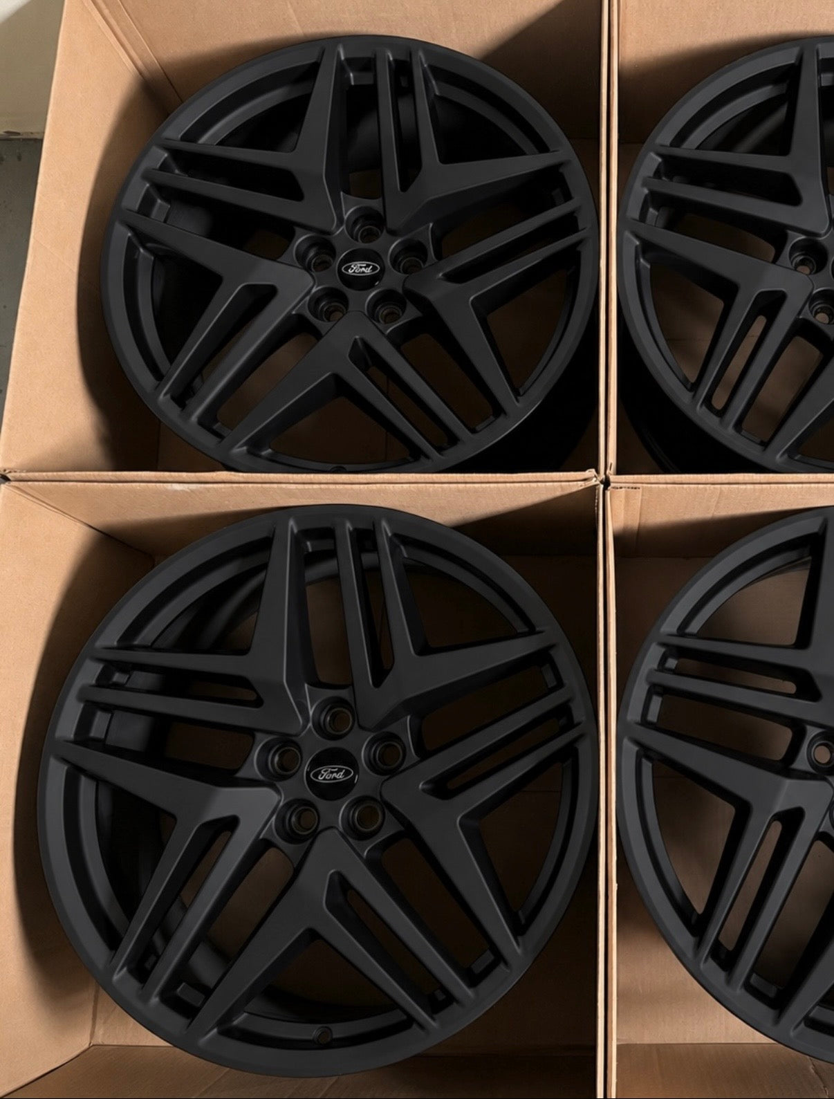 21” Ford Explorer ST Wheels Factory OEM Rims Satin Black 2026 (4)