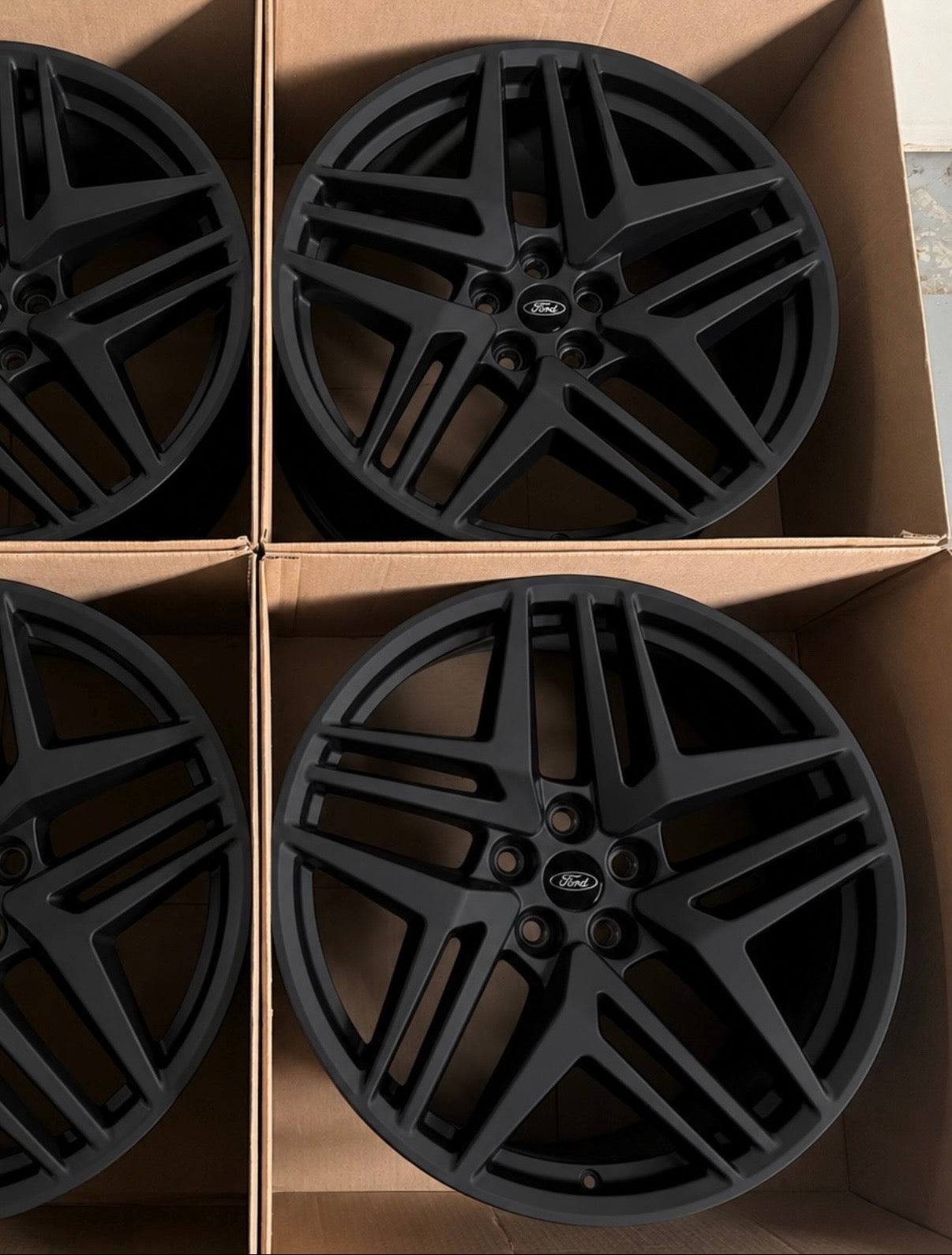 21” Ford Explorer ST Wheels Factory OEM Rims Satin Black 2026 (4)