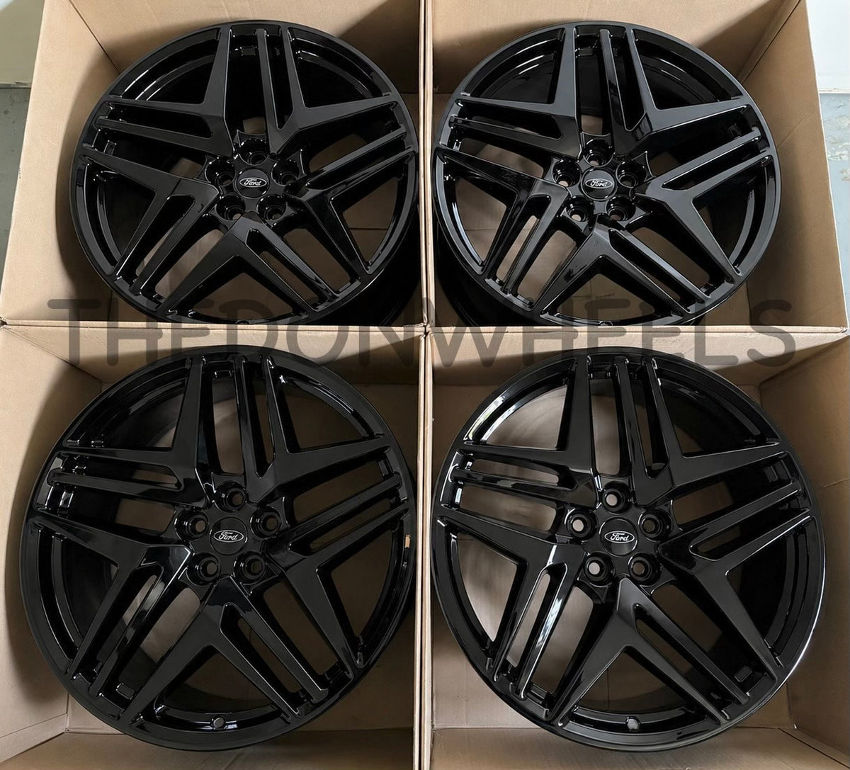21” Ford Explorer ST Wheels Factory OEM Rims Gloss Black 2026 (4)