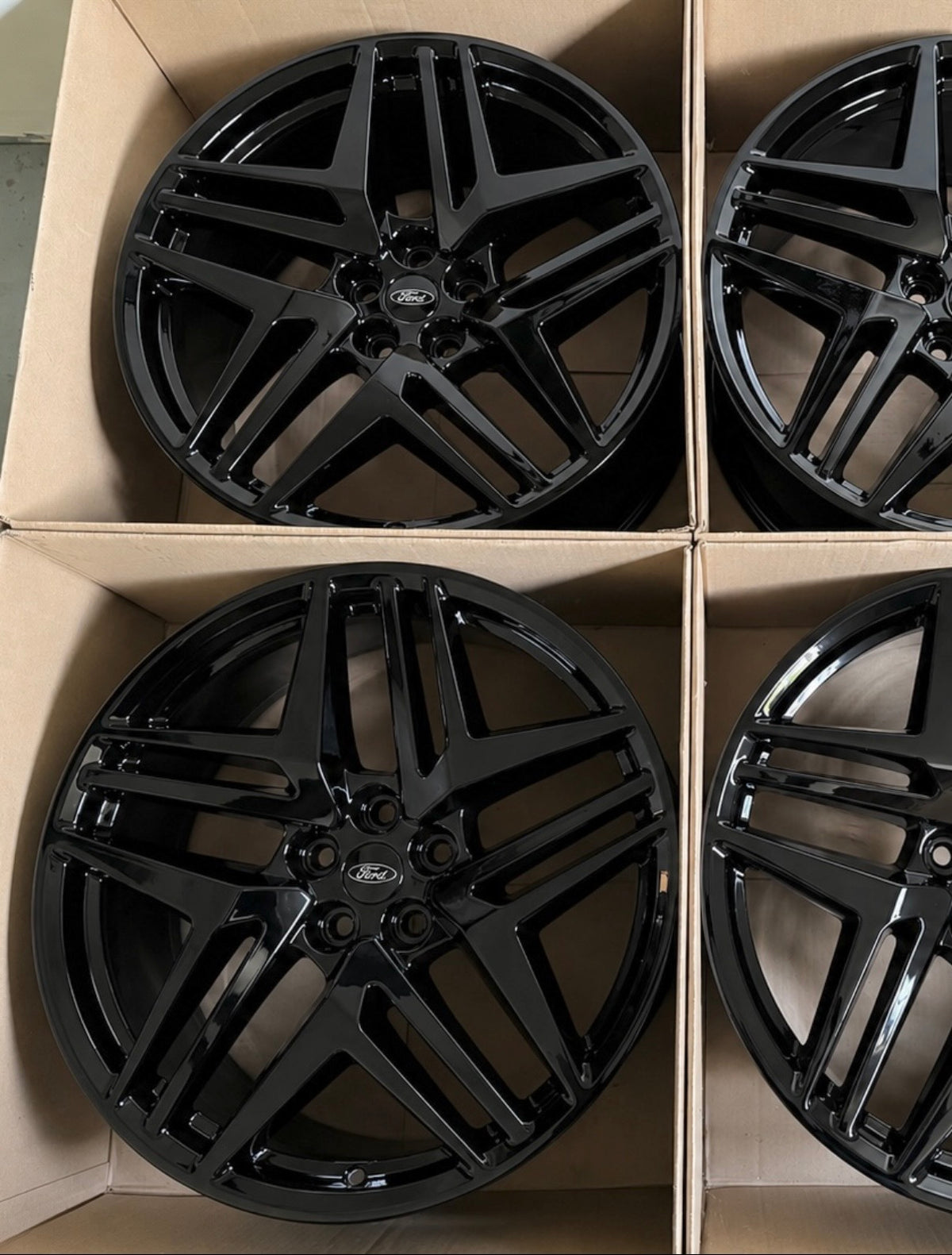 21” Ford Explorer ST Wheels Factory OEM Rims Gloss Black 2026 (4)