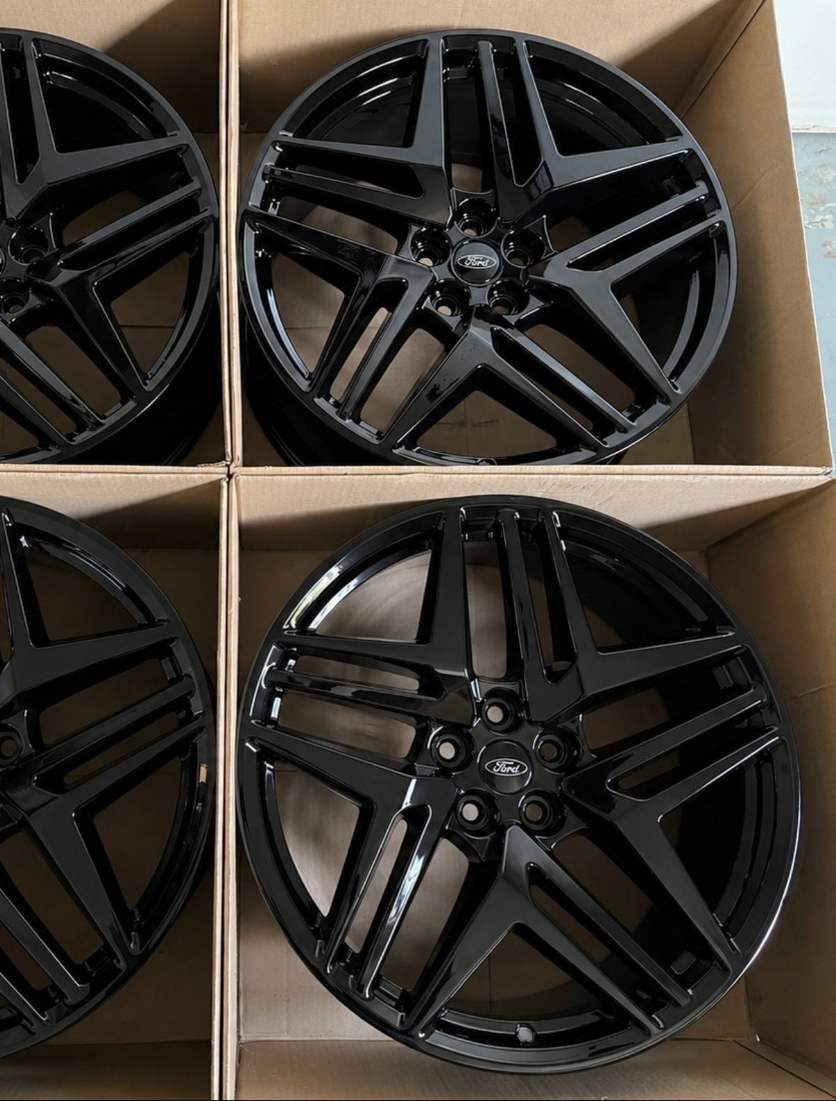 21” Ford Explorer ST Wheels Factory OEM Rims Gloss Black 2026 (4)