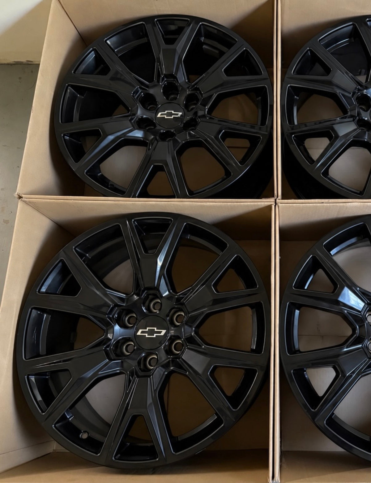 22” Chevy Silverado Suburban Tahoe Wheels Factory OEM Rims (4)