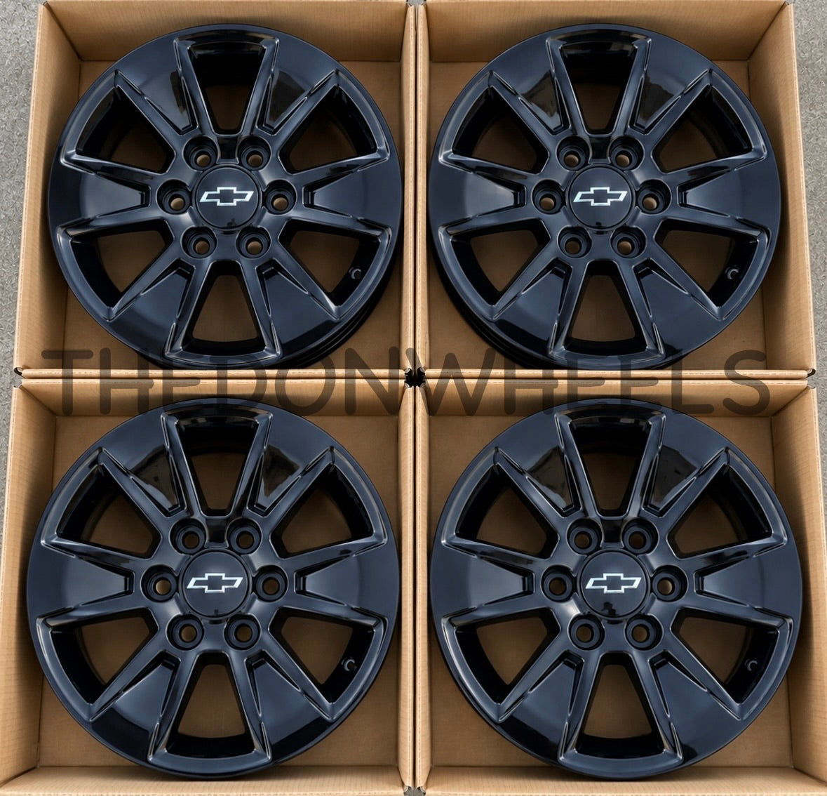 17” Chevy Tahoe Suburban Silverado Wheels Factory OEM Rims (4)