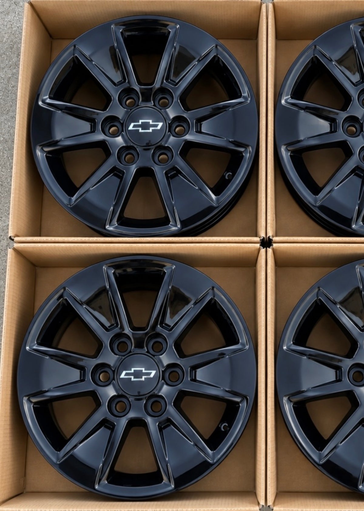 17” Chevy Tahoe Suburban Silverado Wheels Factory OEM Rims (4)
