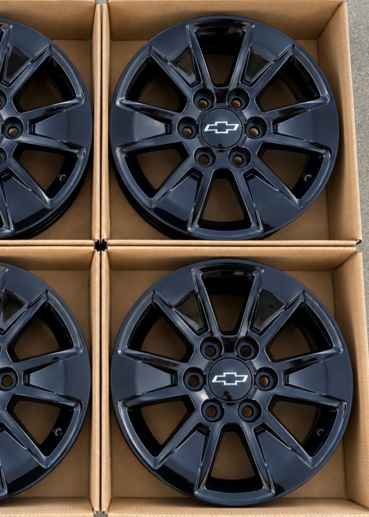17” Chevy Tahoe Suburban Silverado Wheels Factory OEM Rims (4)