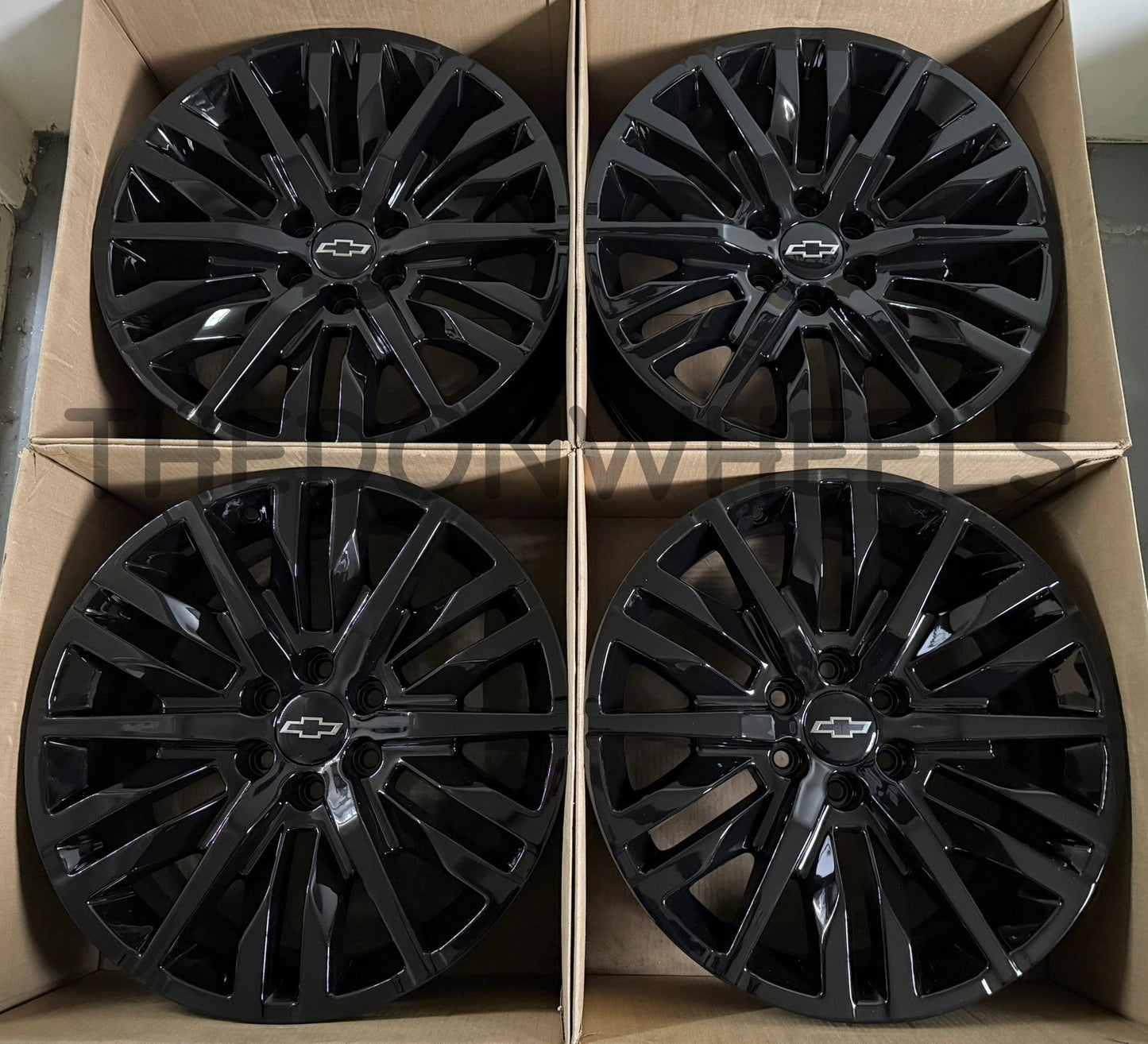 22" Chevy Tahoe Suburban Silverado Wheels Factory OEM Rims (4)