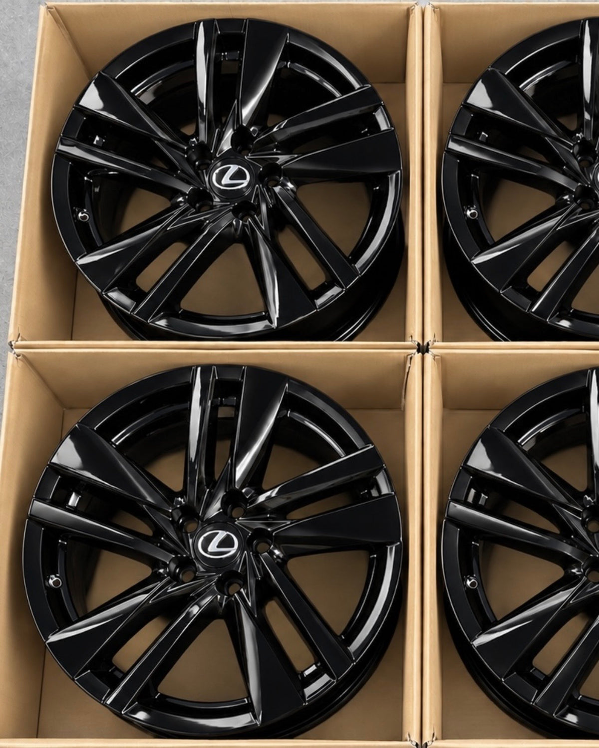 18” Lexus IS300 Wheels Factory OEM Rims 2020-2025 (4)