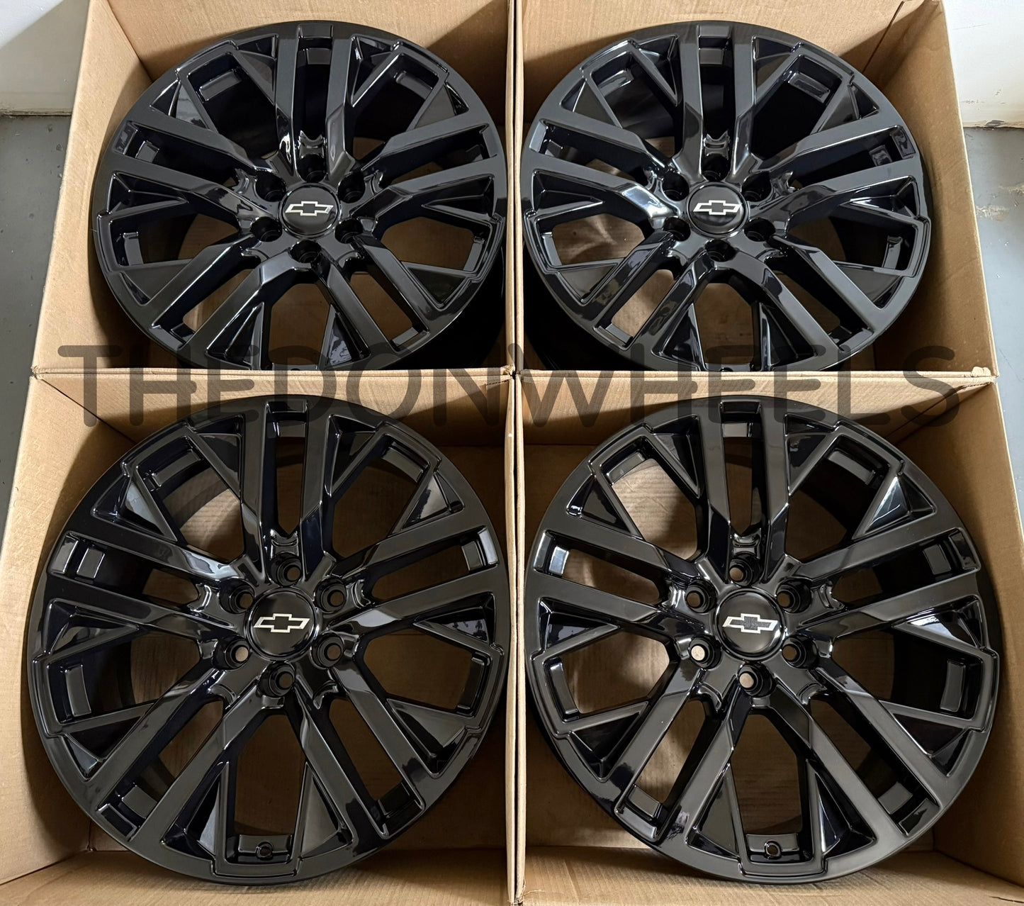 22” Chevy Tahoe Suburban Silverado Wheels Factory OEM Rims (4)