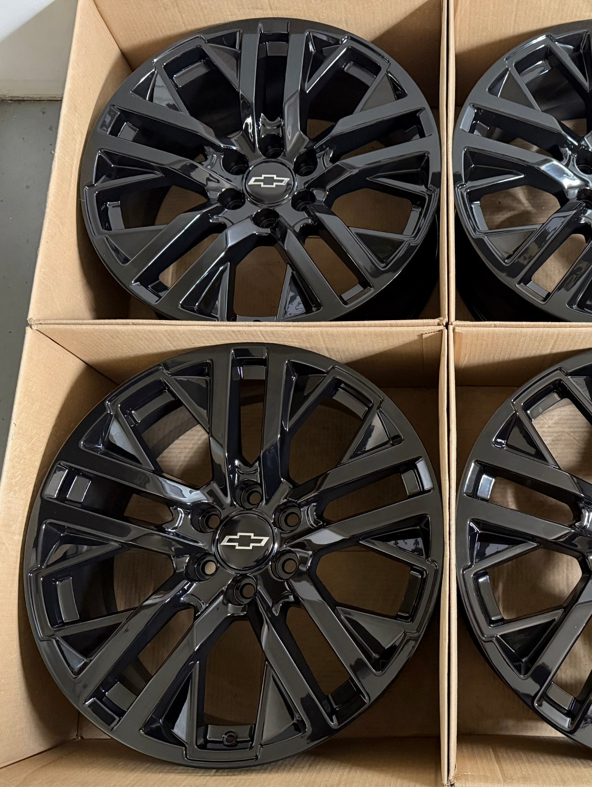 22” Chevy Tahoe Suburban Silverado Wheels Factory OEM Rims (4)