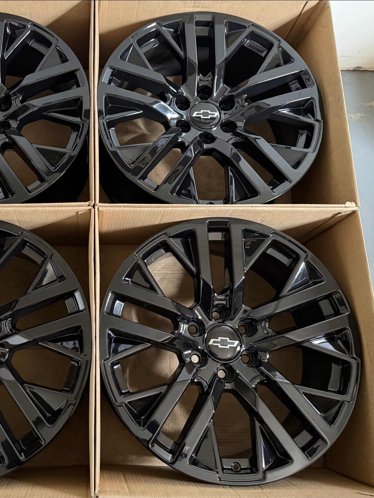 22” Chevy Tahoe Suburban Silverado Wheels Factory OEM Rims (4)