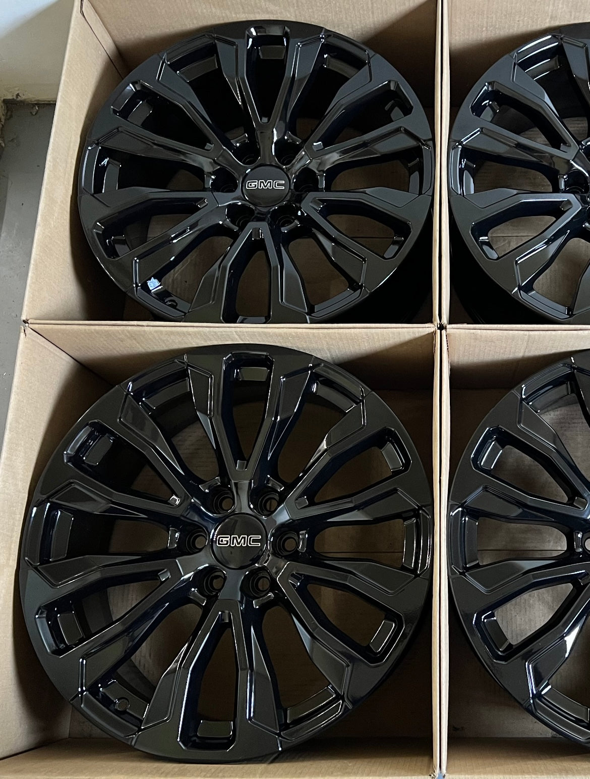 22” GMC Sierra Yukon Denali Wheels Factory OEM Rims (4)