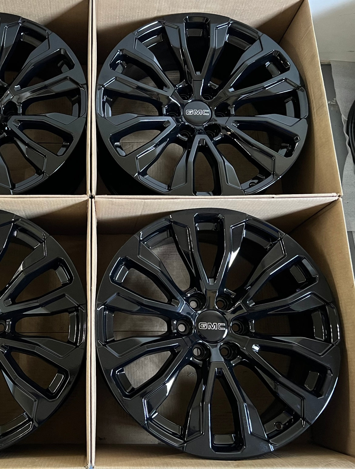 22” GMC Sierra Yukon Denali Wheels Factory OEM Rims (4)
